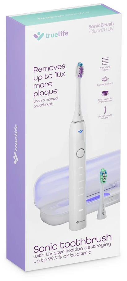 TrueLife SonicBrush Clean70 UV dantų šepetėlis