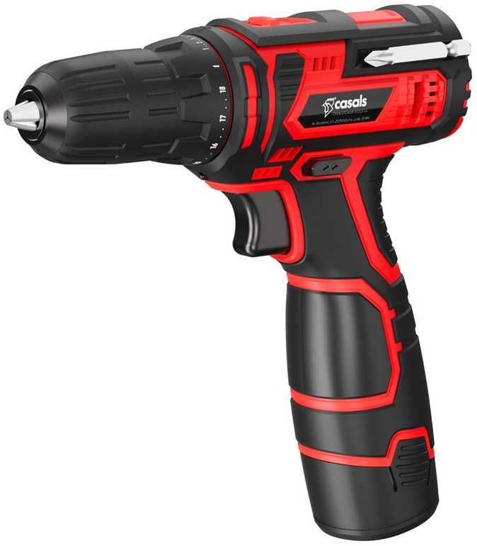 CASALS CID1251BCA 12 V akumuliatorinis gręžtuvas-suktuvas