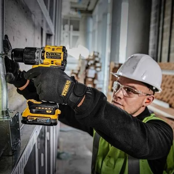 Smūginis gręžtuvas-suktuvas DeWalt DCD805E2T-QW; 18 V; 2x1,7 Ah akum.
