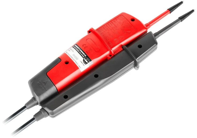 Elektrinis Matuoklis - UNI-T UT18D AC/DC Įtampos Matuoklis 12–690V Su LCD Ekranu, LED Žibintuvėlis Juodas