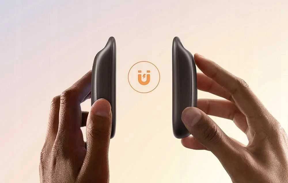 Ocoopa UT4 Urban 2x3000 mAh rankų šildytuvas, USB-C, juodas