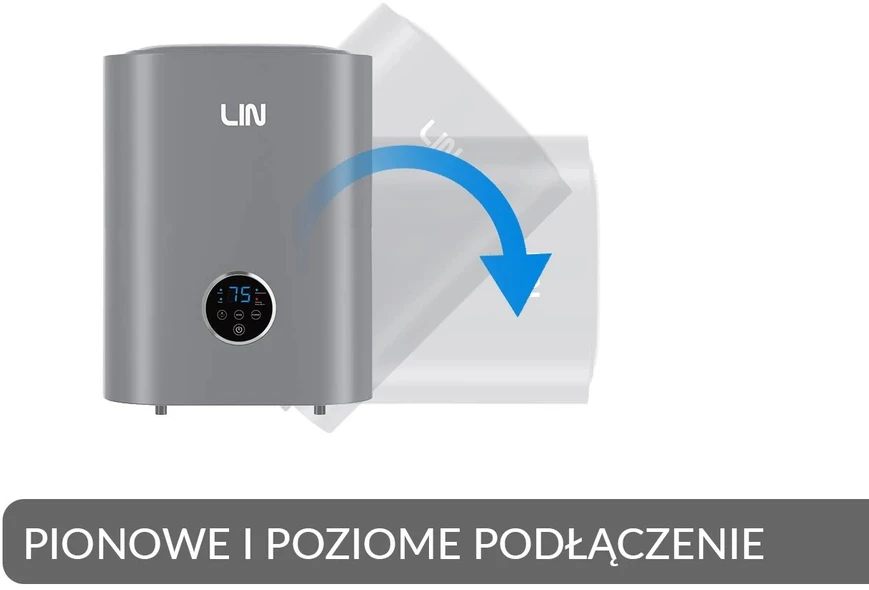 Elektrinis Vandens Šildytuvas - LIN LIFVD1SMGY 30 L 2 000 W Pilkas