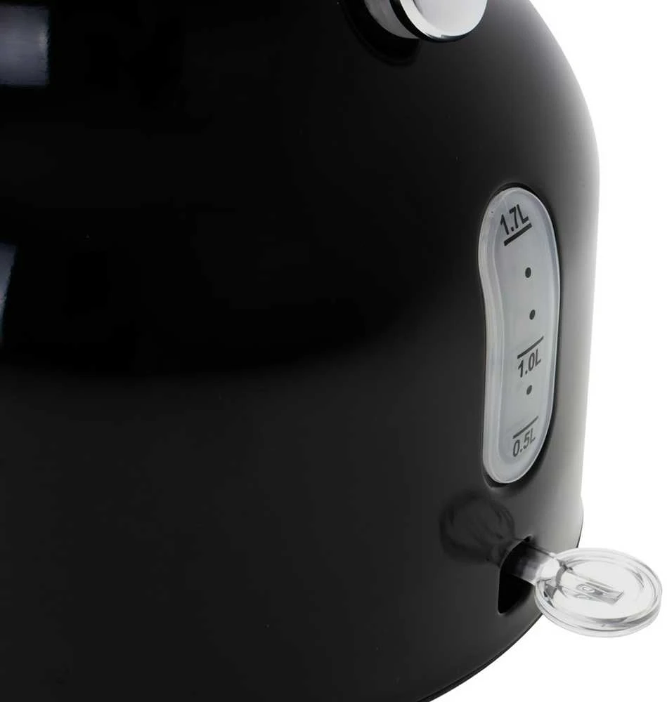 Adler | Virdulys with a Thermomete | AD 1346b | Electric | 2200 W | 1.7 L | Nerūdijantis plienas | 360° rotational base | Juodas