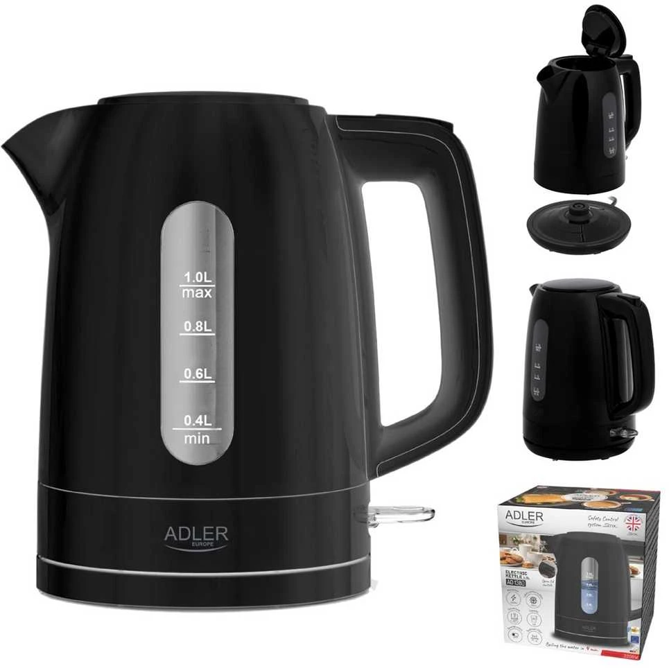 ADLER AD 1380B juodas electric virdulys