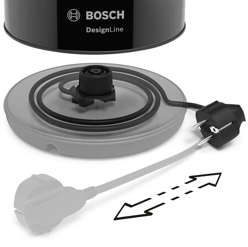 Virdulys Bosch DesignLine TWK3P423, spalva: juoda