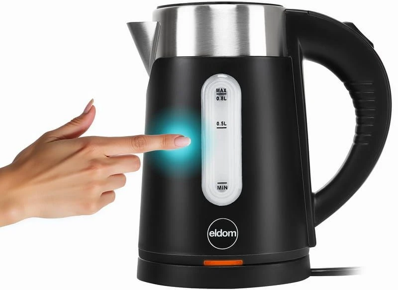 ELDOM C185 C TRIPO CORDLESS KETTLE 0.8 L 1000 W Juodas