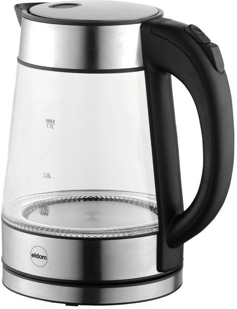 Virdulys ELDOM C420 KETTY GLASS CORDLESS KETTLE 1.7 L 2200 W