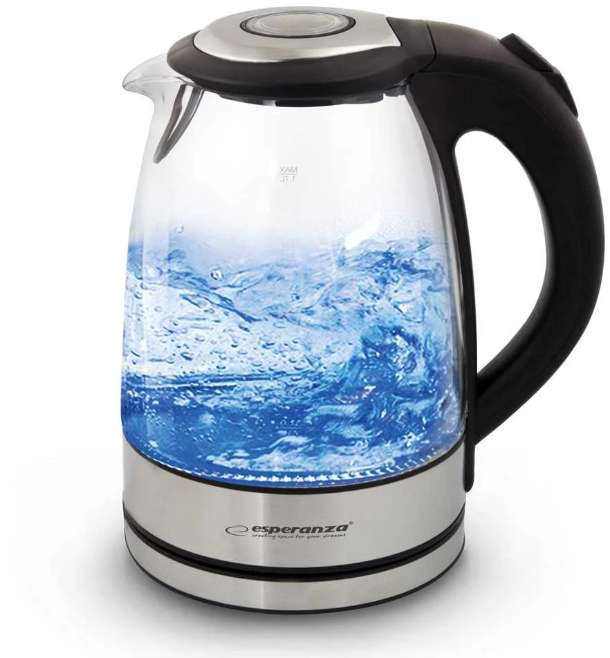 Virdulys electric Esperanza Tugela EKK012 (2200W 1.7l, juodos spalvos)
