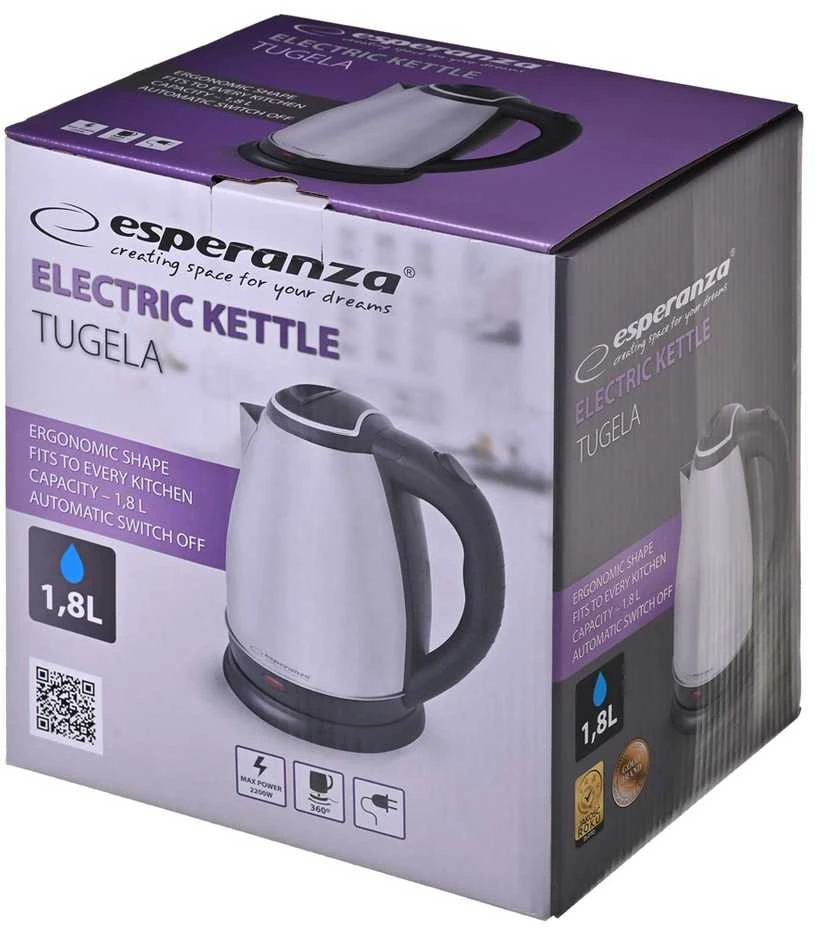Elektrinis Virdulys - Esperanza EKK104X 1,8 L Juoda, Multi Spalvos 2200 W