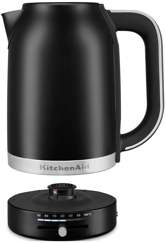 Elektrinis Virdulys - KitchenAid 5KEK1701EBM 1.7L 2400W 7 Temperatūros Nustatymai Juodas