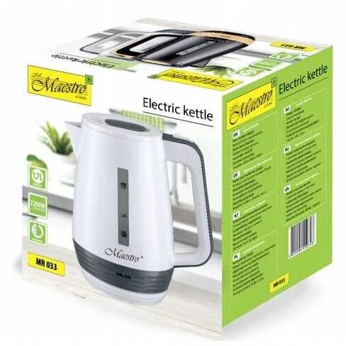 Elektrinis virdulys 1.7l 2200W MAESTRO MR-033-Baltas