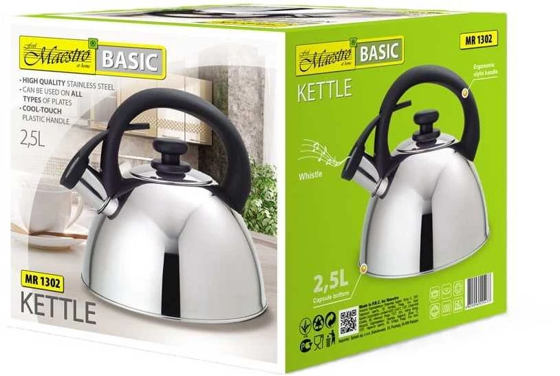 Maestro MR-1302-Pilkas virdulys 2.5 L Pilkas