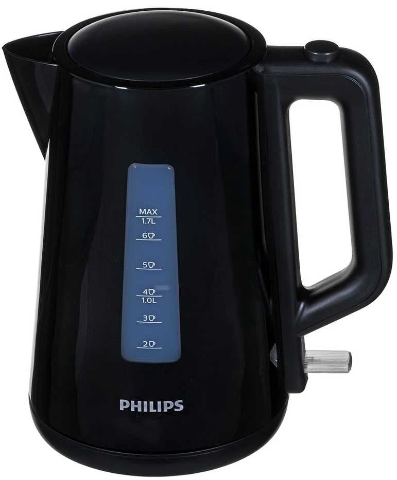 Philips Series 3000 Virdulys – 1,7 litro, šeimai skirtas dydis, juodas (HD9318/20)