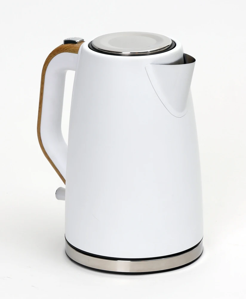 Elektrinis virdulys - Platinet PEKVWW 1,7 l 2000–2400 W Nerūdijantis plienas Medinė rankena Balta