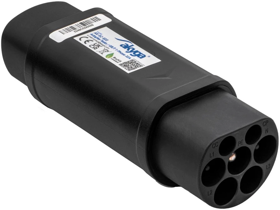 Elektromobilių Įkrovimo Laido Adapteris - Akyga AK-SC-E22 32 A 230 V 0 m Juodas