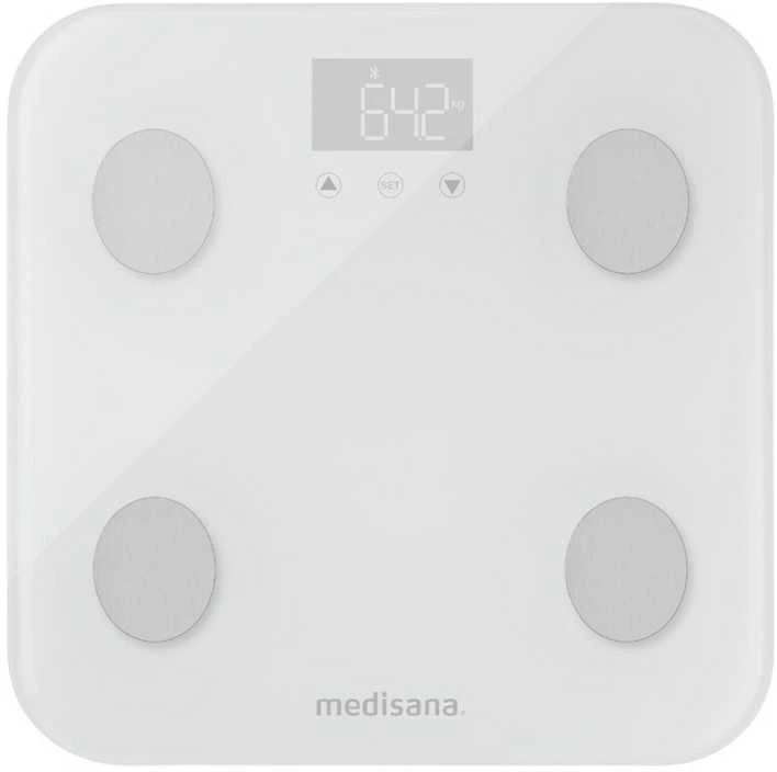 Medisana BS 600 Connect WiFi kūno analizės svarstyklės (baltas)