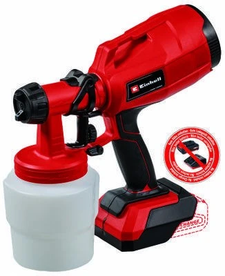 Einhell Akumuliatorinis dažymo pistoletas TC-SY 18/60 Li be akumuliatoriaus ir kroviklio