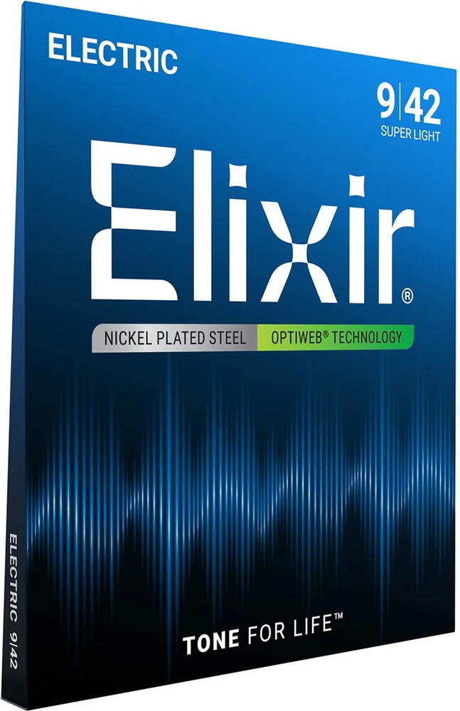 Elixir Strings Eliksyras Stygos el. gitarai Eliksyras 12000 Polyweb 9-42