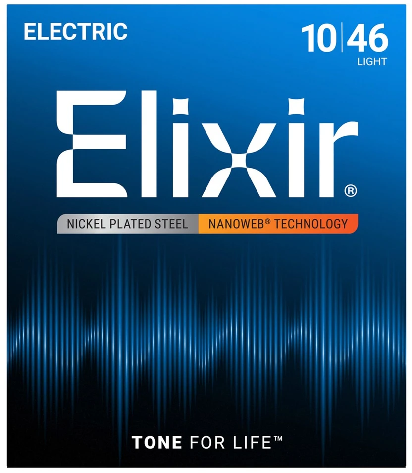 Eliksyras Strings Eliksyras 12050 Light (10-46) PW - elektrinės gitaros stygos