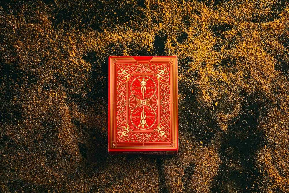 Ellusionist Legacy Masters Raudonos Žaidimo Kortos
