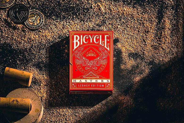Ellusionist Legacy Masters Raudonos Žaidimo Kortos