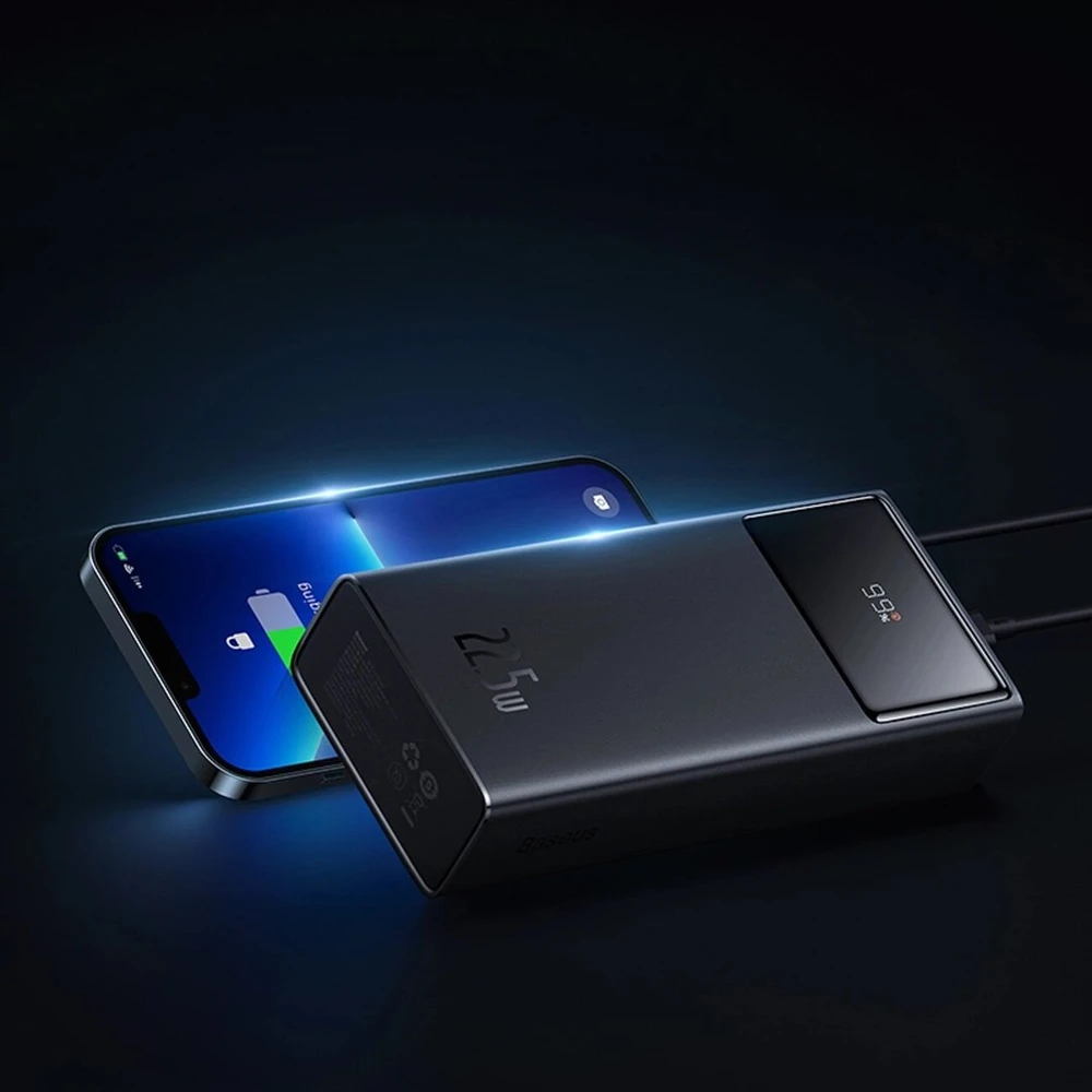 Baseus EnerFill 22.5W Powerbank 30000mAh Cosmic Juodas
