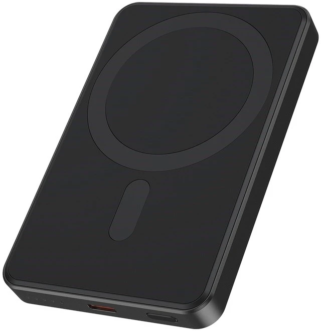 Gembird PB05-WPC15M-01 Magnetic wireless powerbank 15 W, 5000 mAh, juodas