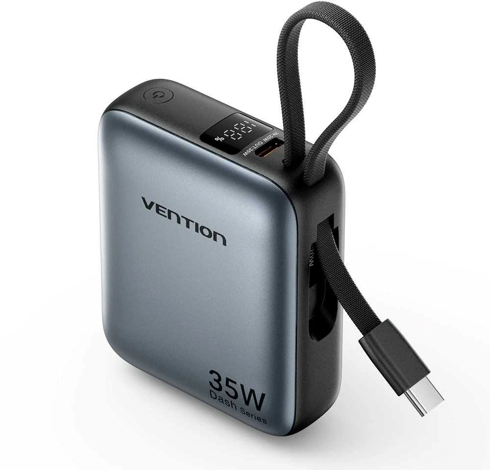 Powerbank Vention FHEH0 10000mAh 30W (Pilka)