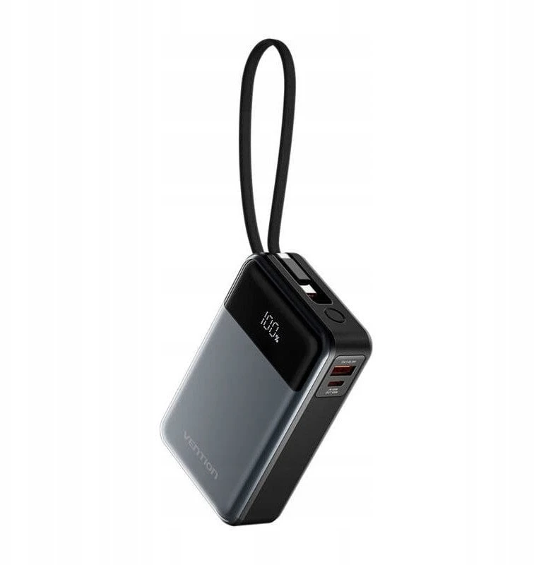 „Vention“ 20000 mAh 65 W išorinė baterija su USB-C laidu