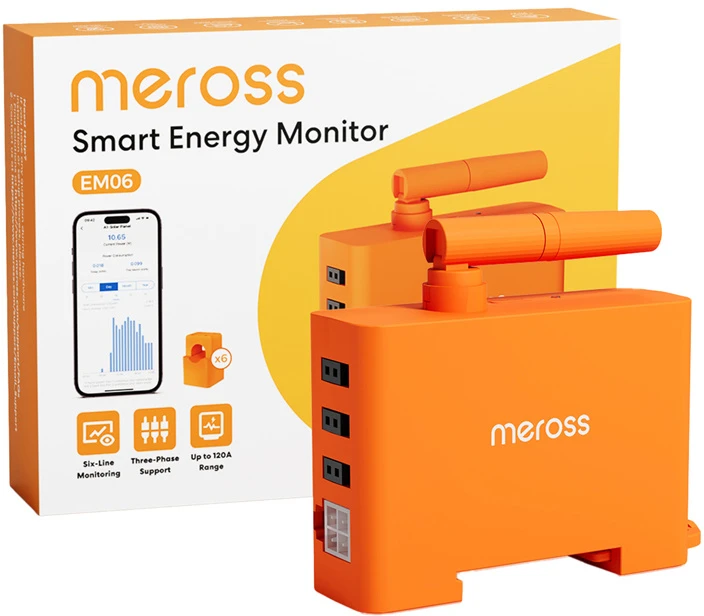 MEROSS EM06P-EU Smart Wi-Fi Energy Monitorius