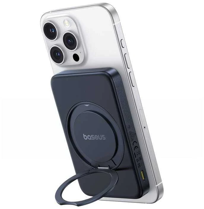Baseus PicoGo Qi2 5000 mAh 20W juoda