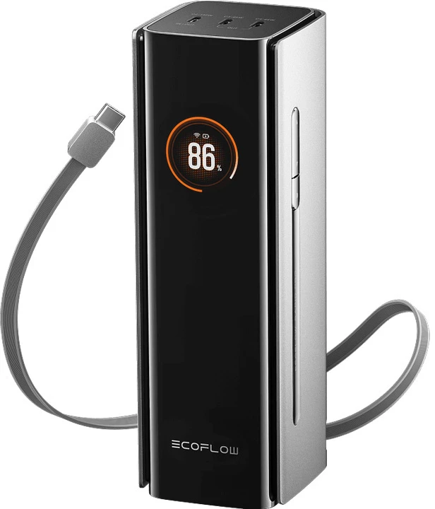 Nešiojamoji baterija „EcoFlow RAPID Pro“ 300 W, 140 W – kabelis