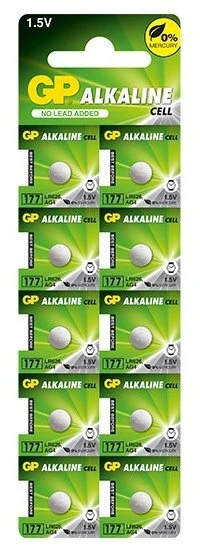 Mygtukinė baterija – Energizer LR626 šarminės baterijos, 10 vnt.