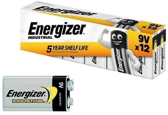 Alkalinės Baterijos - Energizer 9V 12 Vnt.