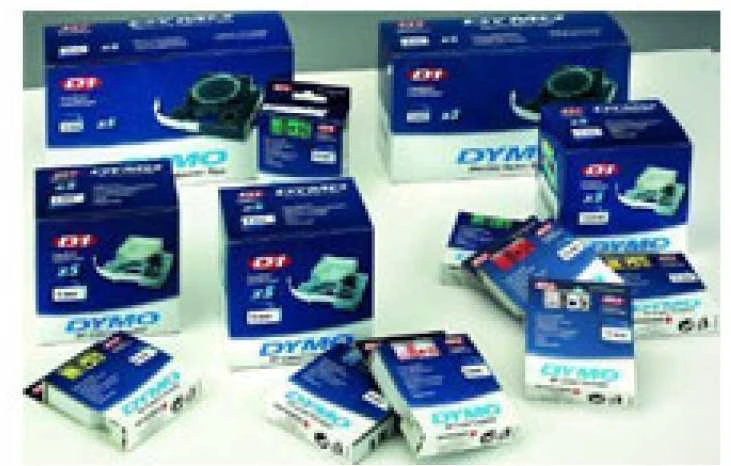 Juostelė DYMO D1 9mm x 7m, juoda ant raudono / S0720720 40917