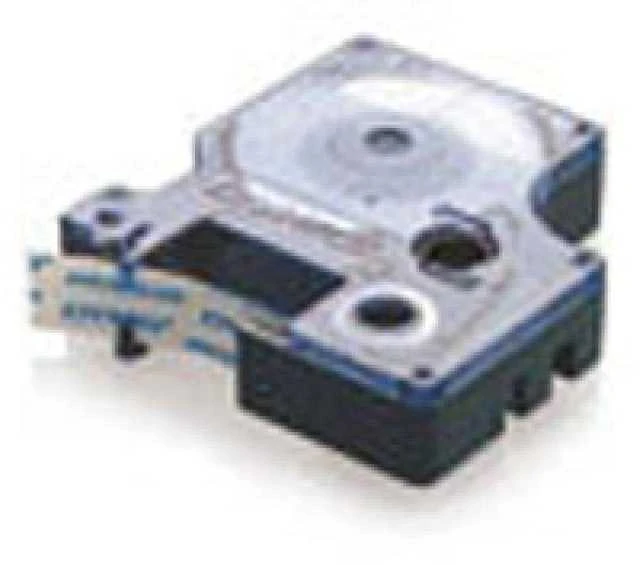 D1, prekės ženklo juosta, 19mm, juodas tekstas ant žalios juostos, 7m - 45800 DYMO / S0720890