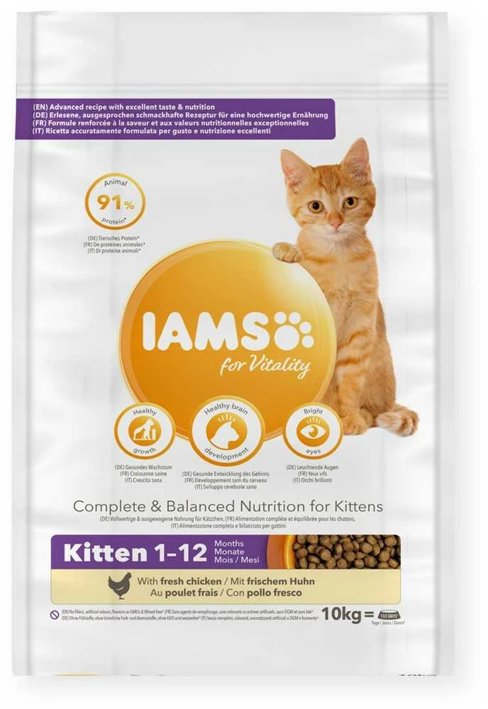 IAMS Kitten (vištiena) 10kg