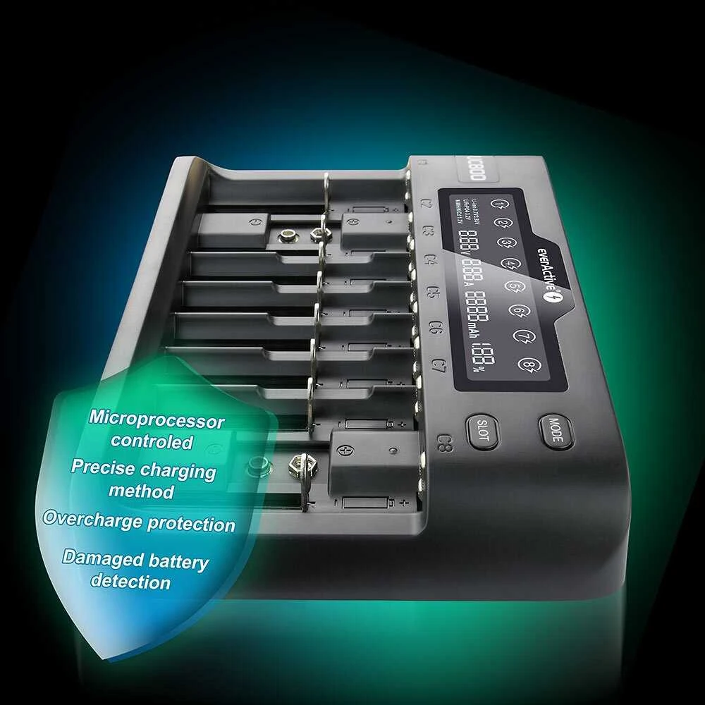 Akumuliatorių Įkroviklis - EverActive UC-800