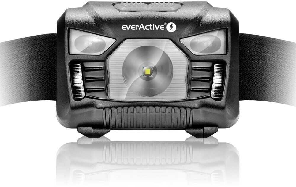 Žibintuvėlis - everActive HL-160 Viper 3W 160lm IPX4 Baterijomis Maitinamas