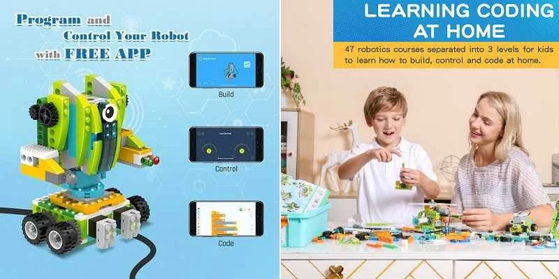 Makerzoid Robomaster Premium Pack - blokelių rinkinys + 10 pamokų scenarijų