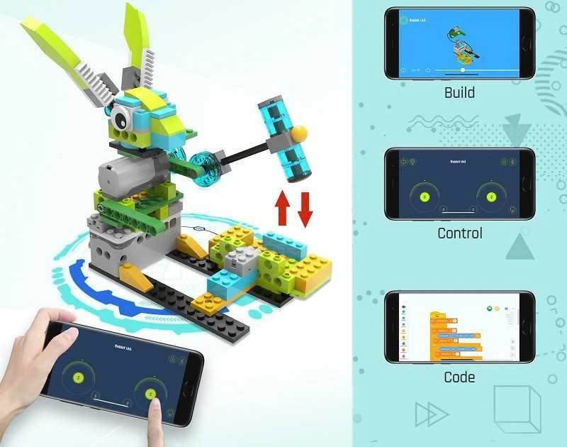 Makerzoid Robomaster RM-Standard rinkinys - mokomųjų blokų rinkinys + 23 pamokų scenarijai