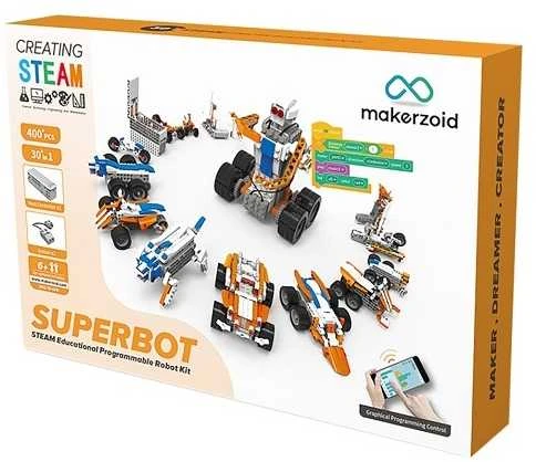 Sol Expert MAKERZOID Superbot programuojamas konstruktorius 26in1