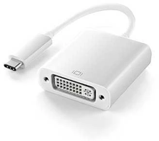 USB-C į DVI adapteris, baltas