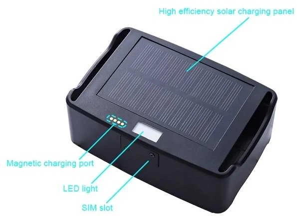 Extra Digital Gyvulių GPS Sekiklis - Atsparus Vandeniui Saulės Energijos 4G Sekiklis 15000mAh IP67