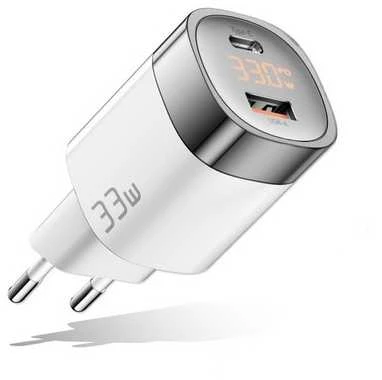 Extra Digital Kroviklis GaN USB Type-C, USB Type-A: 33W, PPS