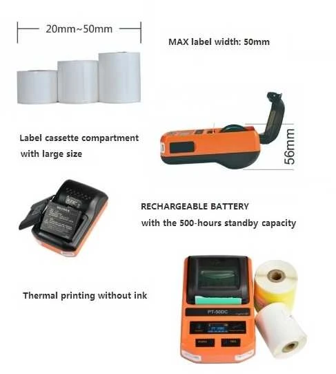 Extra Digital Mobilus etikečių spausdintuvas PT-50DC