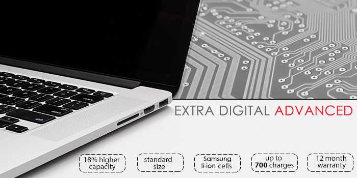 Extra Digital Pakaitinė baterija DELL H5CKD, 3600mAh