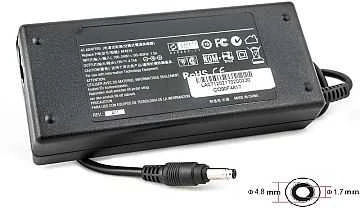 COMPAQ 90W kroviklis su tehnine etikete