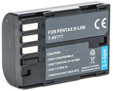 Extra Digital Pentax, baterija D-Li90