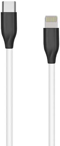 Extra Digital Silikoninis kabelis USB Type C- Lightning, 2m (baltas)